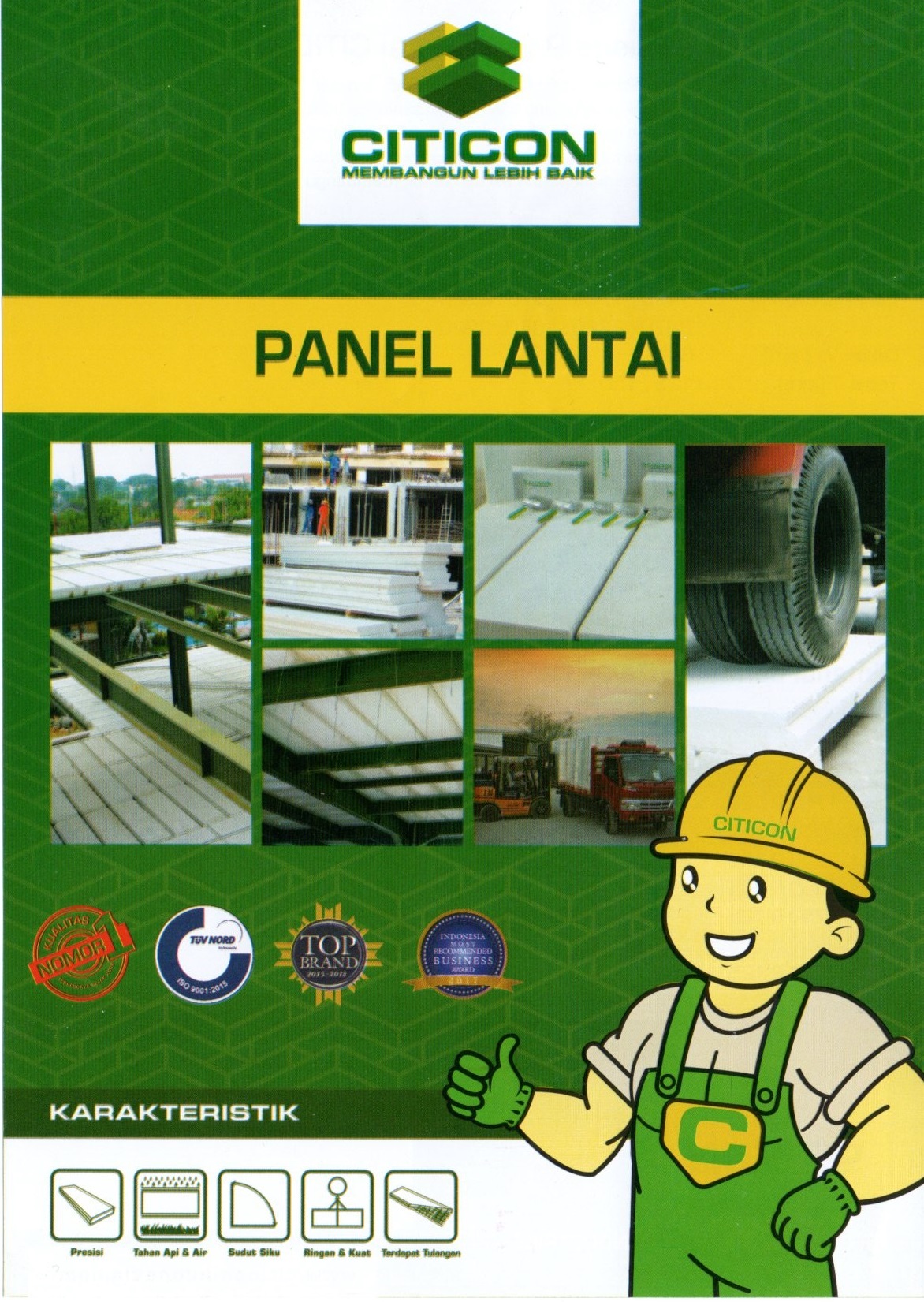 brosur panel lantai citicon