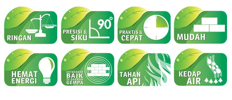 keunggulan bata ringan citicon